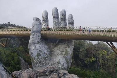 Golden Bridge Ba Na & My Son Holyland from Hotels in Hue - Da Nang - Hoi An City Golden Bridge Ba Na & My Son Holyland from Hotels in Hue - Da Nang - Hoi An City