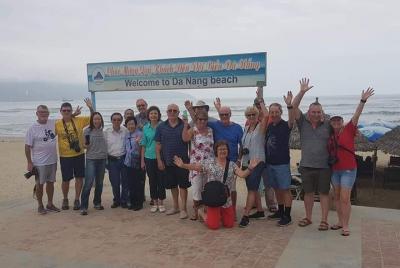 SmallGroup Shore Excursion to Visit My Son Holyland,Marble Moutain,Dragon Bridge