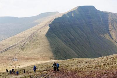 Hike up the Brecon Beacons highest mountain, Pen-y-fan Hike up the Brecon Beacons highest mountain, Pen-y-fan