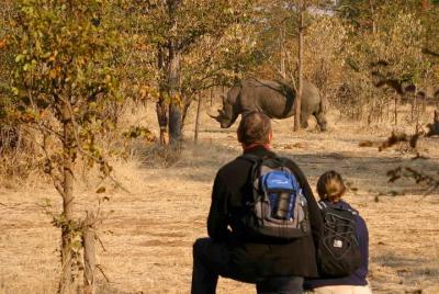 Rhino Walking Safari in the Musi Otunya National Park