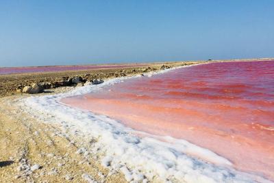 Pink Sea and Mud Volcano Pink Sea and Mud Volcano