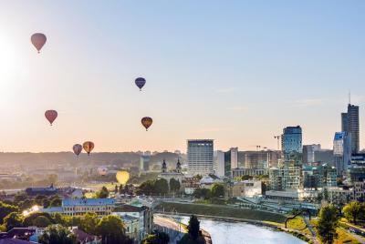 Hot Air Balloon Flight Over Vilnius Old Town Hot Air Balloon Flight Over Vilnius Old Town
