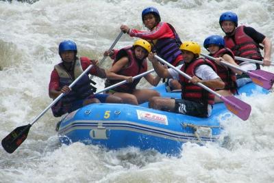 PHUKET: Rafting 5 km.-Zipline150M.-Buddha Cave-ATV.30 M-Waterfall