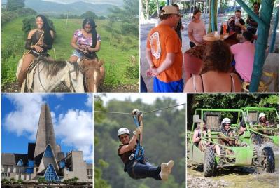 5 tours in 1 - Horseback Riding / City Tour / Cacao Farm / Zipline / Dune Buggy 5 tours in 1 - Horseback Riding / City Tour / Cacao Farm / Zipline / Dune Buggy