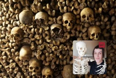 One Hour Virtual Tour in Paris Catacombs with Expert Guide (Times in EST)