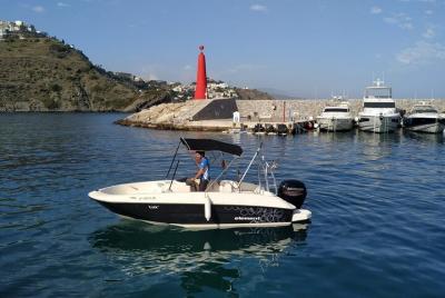 4 hour Boat Rental with License in Almuñécar