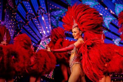 Paris Moulin Rouge Cabaret Show & Dinner with Choice Menus including Christmas