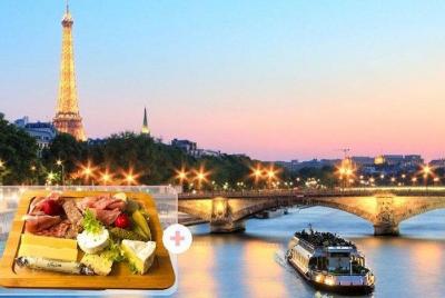 Paris Seine River Evening Cruise with French Cold Cuts, Cheeses B
