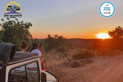 Jeep Sunset by the Algarve Mountains Jeep Sunset by the Algarve Mountains