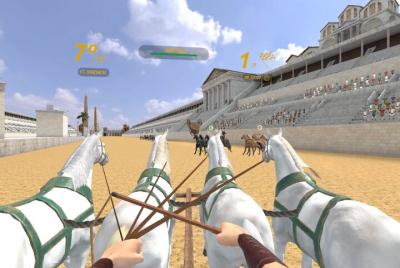 Virtual Reality Race Game at Circus Maximus