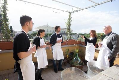 Lunch or dinner and cooking demo at a local home in Tivoli