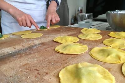 Handmade pasta course and Tiramisù