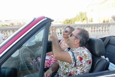 Rome via Vintage convertible BMW - Taste of traditional food and 