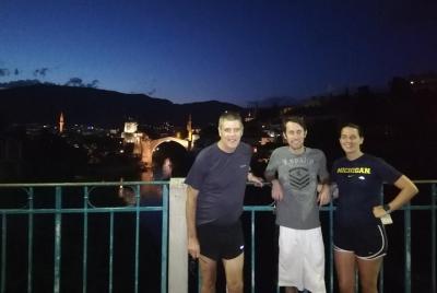 Running in Mostar Running in Mostar