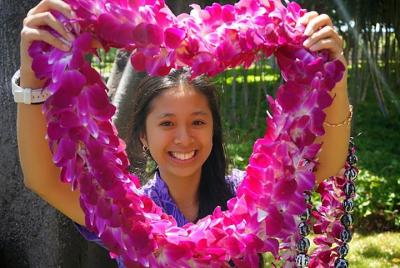 Traditional Airport Lei Greeting on Kona Hawai Traditional Airport Lei Greeting on Kona Hawai'i