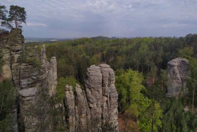Bohemian Paradise walking Tour of Prachov Rocks and Trosky Castle