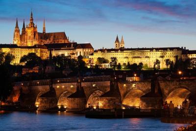 Prague Night Tour and River Vltava Dinner Cruise Prague Night Tour and River Vltava Dinner Cruise