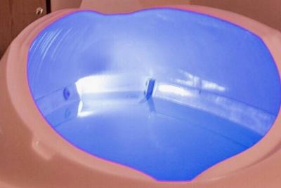 A natural healing experience in a private epsom salt bath. A natural healing experience in a private epsom salt bath.