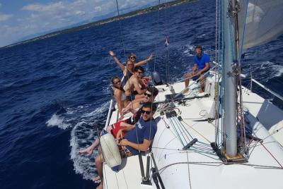 Full day sailing tour on a regatta sailboat in Zadar archipelago