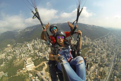 Paragliding Trip Over Lebanon - Jounieh Bay Paragliding Trip Over Lebanon - Jounieh Bay