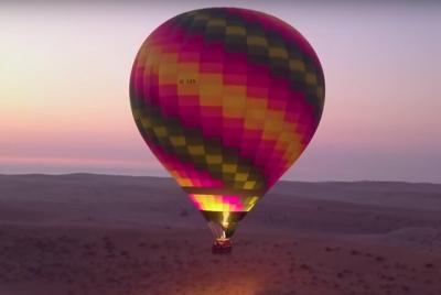 Beautiful Desert of Dubai By Hot Air Balloon Beautiful Desert of Dubai By Hot Air Balloon