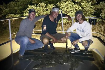 Flounder, Gigging and Bowfishing Night Charter Flounder, Gigging and Bowfishing Night Charter
