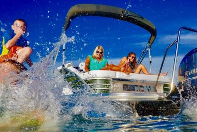 Crab Island 12 Passenger Pontoon Boat Rentals Crab Island 12 Passenger Pontoon Boat Rentals