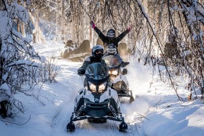 Guided Fairbanks Snowmobile Tour Guided Fairbanks Snowmobile Tour