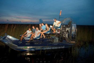 Florida Everglades Private Night Airboat Ride Tour  Florida Everglades Private Night Airboat Ride Tour