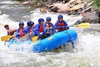 Beginner Whitewater Rafting on Historic Clear Creek Park Beginner Whitewater Rafting on Historic Clear Creek Park