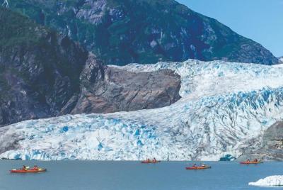 Mendenhall Lake Kayak Tour Mendenhall Lake Kayak Tour