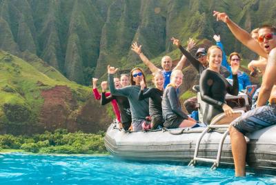 RAFT ADVENTURE - Na Pali 1/2 Day Snorkel  RAFT ADVENTURE - Na Pali 1/2 Day Snorkel