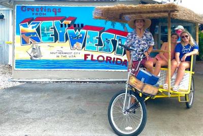 Private Key West Conch Republic Tiki Bike Experience by Kokomo Cabs Key West
