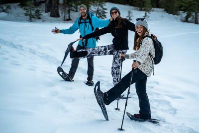 Snowshoe Hike to Pauly's Point in Tahoe National Forest