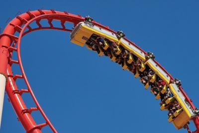 The Big Apple Coaster at New York New York Hotel and Casino The Big Apple Coaster at New York New York Hotel and Casino