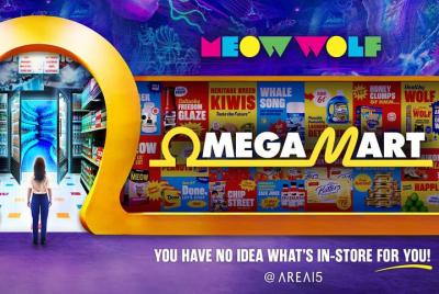 Omega Mart by Meow Wolf at Area 15 in Las Vegas Omega Mart by Meow Wolf at Area 15 in Las Vegas
