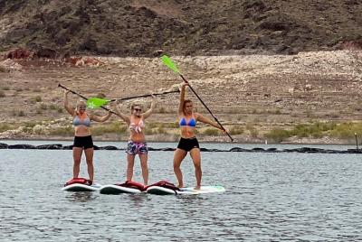 Standup Padddleboard Yoga at Lake Mead Standup Padddleboard Yoga at Lake Mead
