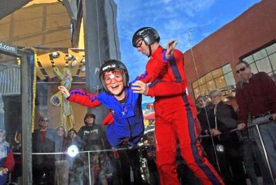 Los Angeles Universal CityWalk Indoor Skydiving Experience with 2