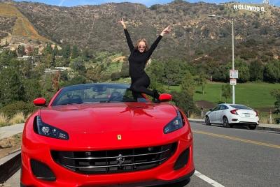30-Minute PRIVATE Ferrari California Driving Tour To Hollywood Si