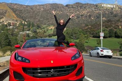 Best Ferrari California T Private Tour to Hollywood Sign View Poi