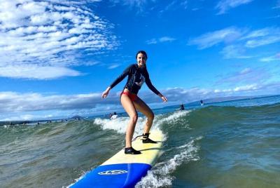 Group Surf Lesson at Kalama Beach in Kihei Group Surf Lesson at Kalama Beach in Kihei