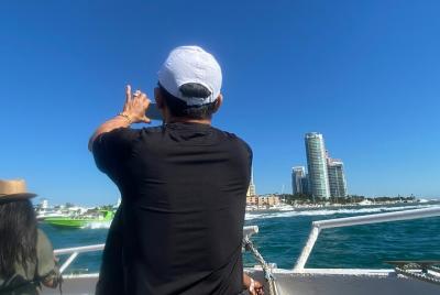 Miami Skyline Sunset Cruise with optional upgrade to Hard Rock Cafe & Sky Wheel