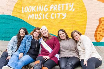 Nashville Bachelorette Mural Photoshoot with Professional Photographer