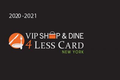 New York VIP Shop & Dine 4Less Card New York VIP Shop & Dine 4Less Card