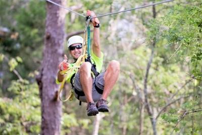 1-Hour "Sky High" Zip Line Adventure Tour with 3 Zip Line Flights Included 1-Hour