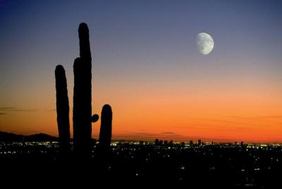 Sunset and City Lights Aerial Tour of Phoenix Sunset and City Lights Aerial Tour of Phoenix