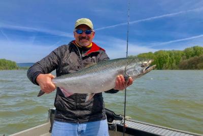 Private Guided Salmon Fishing Trip - up to 6 guests - Day Trip