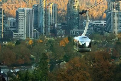 Sunrise, Doughnuts and Coffee on the Aerial Tram Sunrise, Doughnuts and Coffee on the Aerial Tram