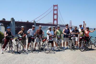Guided Bicycle Tour: Golden Gate Bridge Twilight Tour Guided Bicycle Tour: Golden Gate Bridge Twilight Tour