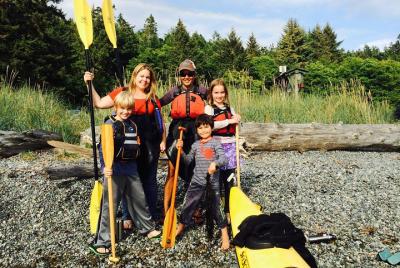 Kayaking in Deception Pass State Park  Kayaking in Deception Pass State Park